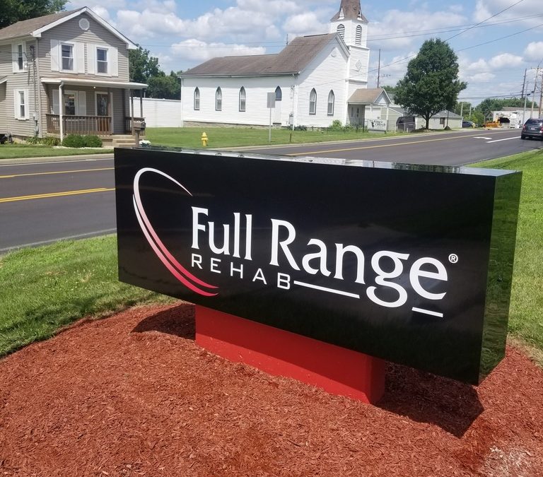 Business Monument Sign Refurbished for Full Range Rehab