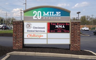 Refresh of Old Sign – 20 Mile Station – Maineville, OH