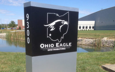 Monument Sign for Ohio Eagle Distributing