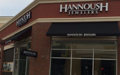 Retail Storefront Sign Package – Hannoush Jewelers – Liberty, OH