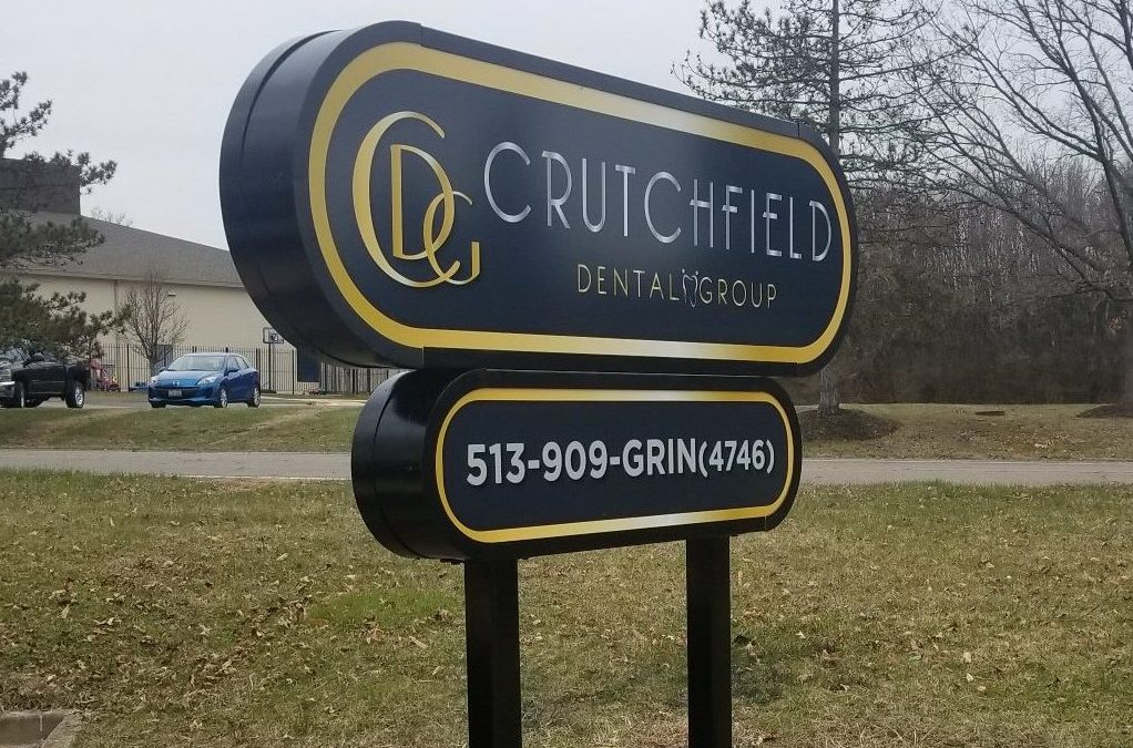 Refurbished Sign for Crutchfield Dental Group in Cincinnati, OH