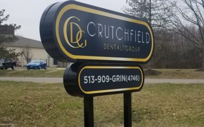 Refurbished Sign for Crutchfield Dental Group in Cincinnati, OH