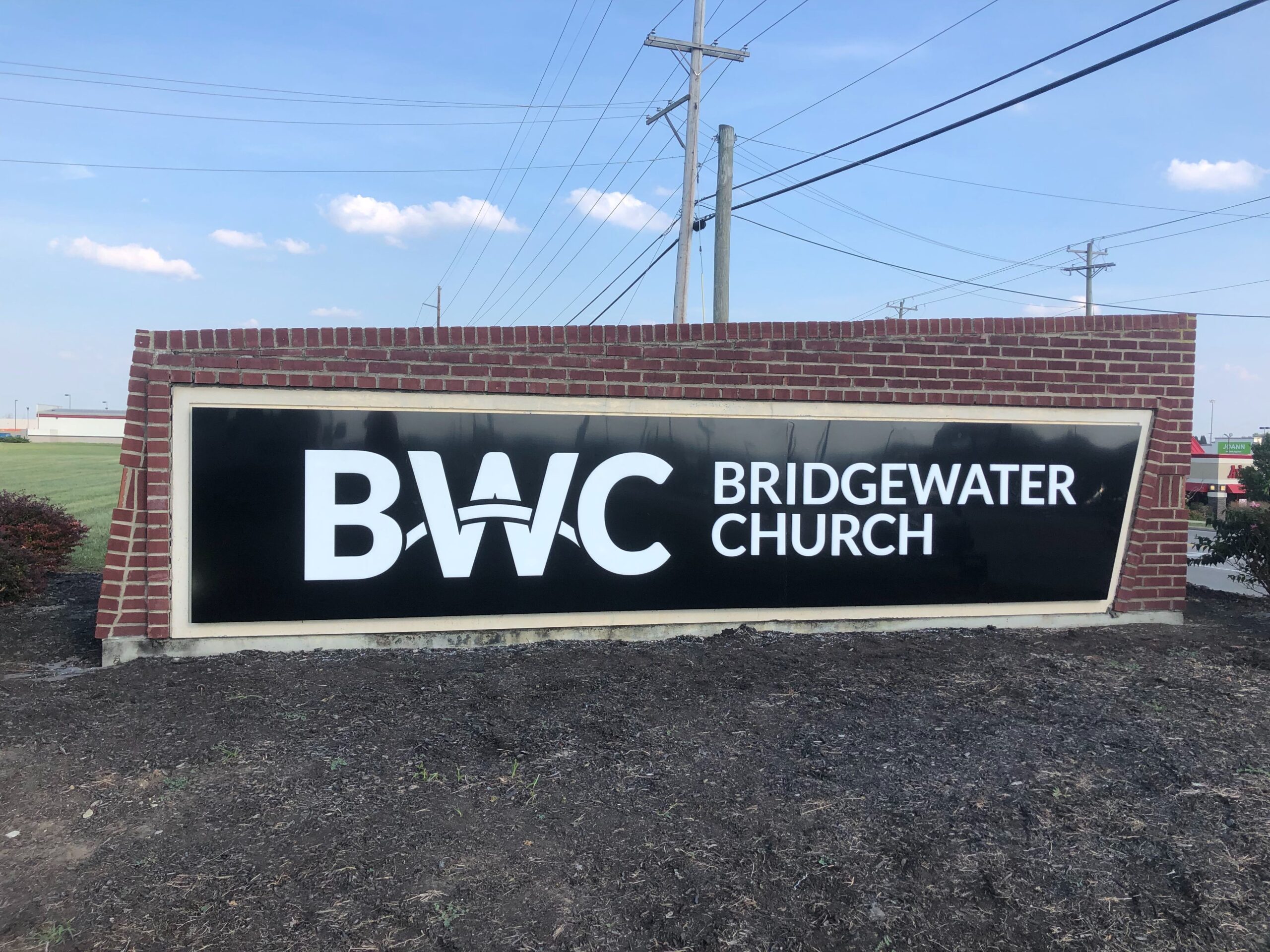 BridgeWater Church Custom Sign